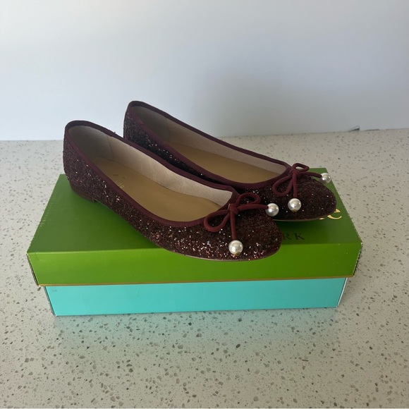 Kate Spade - Cherry red glitter ballet flats - Picture 9 of 11